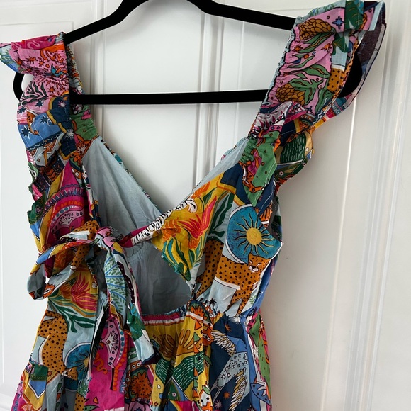 J Marie XS NWT Colorful Sleeveless Maxi Dress - Picture 4 of 5